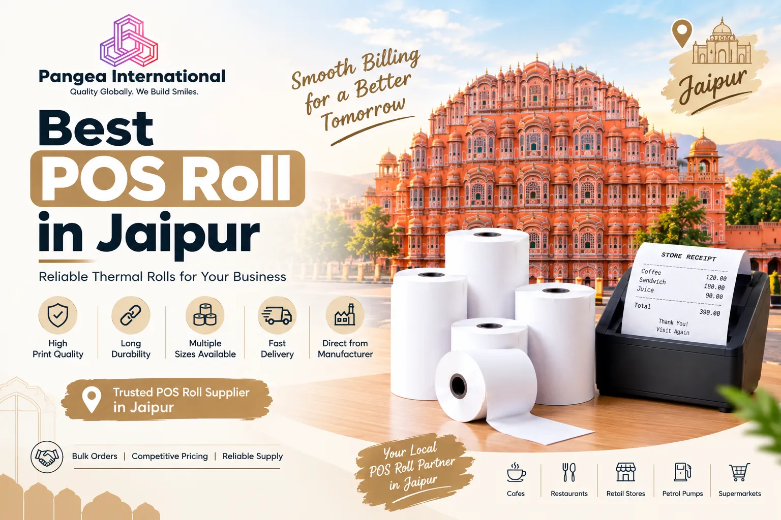 Best POS Roll in Jaipur: The Pink City’s Ultimate POS Roll Sourcing Guide